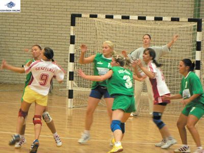 KKC - Geszteréd női kézlabda mérkőzés a Kisvárdai Tornacsarnokban KKC - Geszteréd női kézlabda mérkőzés a Kisvárdai Tornacsarnokban