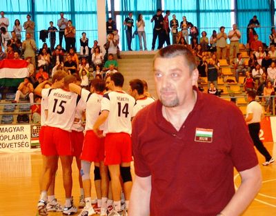 Demeter György, és csapata, a magyar férfi röplabda-válogatott Demeter György, és csapata, a magyar férfi röplabda-válogatott
