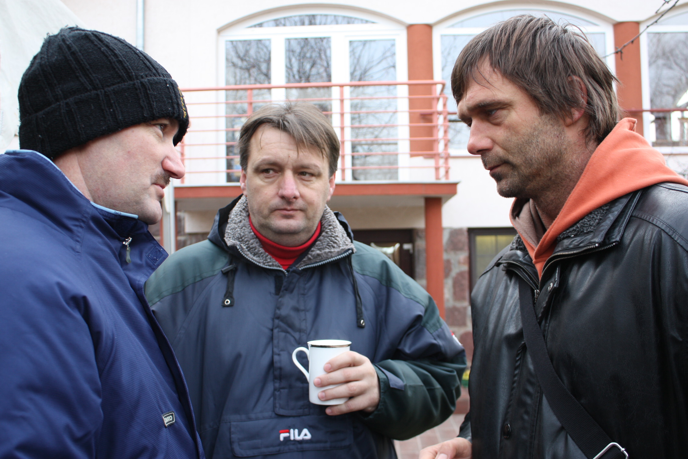 Aczél Zoltán, a BFC-Siófok edzője (jobbra)
