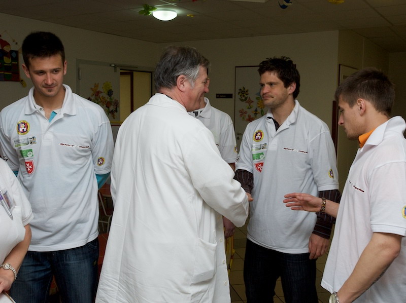 Az FC Fehérvár a Szent György Kórházban