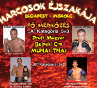 PROFI Thai-kick Országos Bajnoki Címmérkőzés!