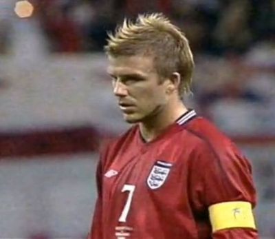 Beckham sokáig volt az angol válogatott csapatkapitánya