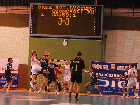 DKSE-Gyöngyös meccsjelenet
