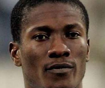 Asamoah Gyan, a Rennes támadója