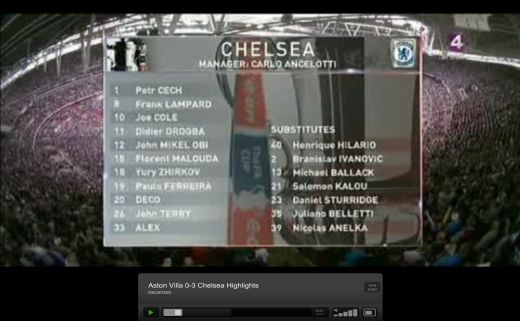 Aston Villa - Chelsea: 0-3