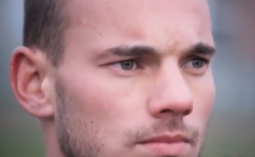 Sneijder játszik a Barca ellen