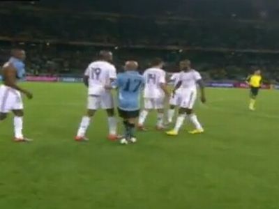 Az Uruguay - Franciaország meccsen alig volt kaput eltaláló lövés