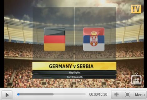 Németország - Szerbia: 0-1