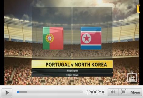 Portugália - Észak-Korea: 7-0