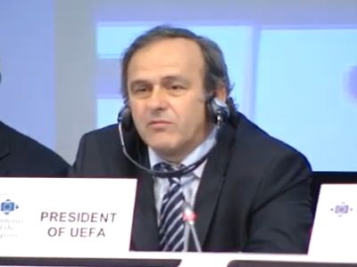 Michel Platini, az UEFA elnöke