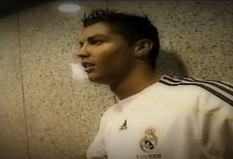 Ronaldo már edzésben