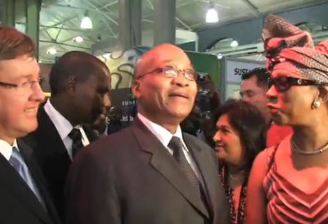 Zuma elnök is elégedett a VB-vel