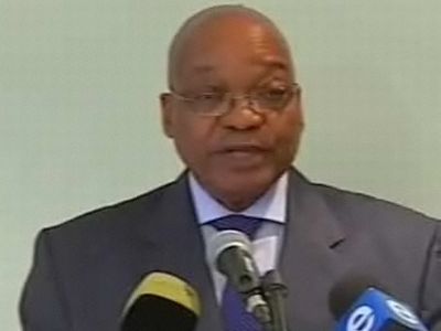 Jacob Zuma, a Dél-afrikai Köztársaság elnöke