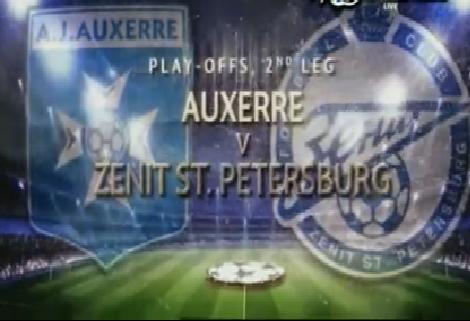 Bajnokok Ligája: Az Auxerre kiverte a Zenitet